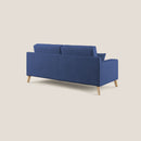 Divano 3 Posti 186x95x91 cm in Tessuto Blu