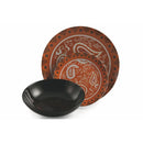 Servizio Piatti 18 Pezzi in Porcellana e Gres Villa d'Este Folie