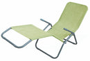 Sedia Sdraio Dondolina Pieghevole in Alluminio Soriani Text Verde
