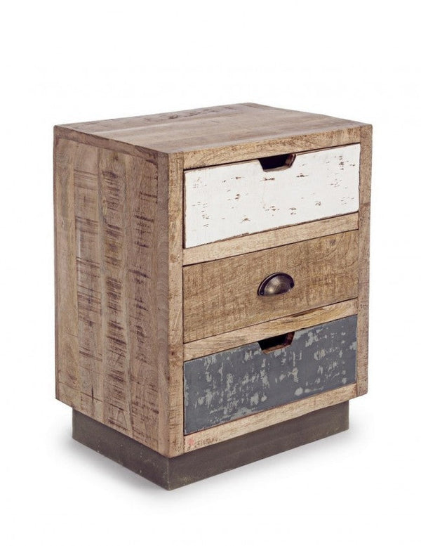 Chevet 3 Tiroirs Tudor en Bois online