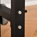 Stazione Fitness Multifunzione 140x171x228 cm in Acciaio per Allenamento Corpo Nero
