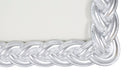 Cornice Ropy 25x2x30 cm in Poliresina e Vetro Argento