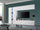 Parete Attrezzata Soggiorno 280x30x180 cm Maruska n°8 Bianco Lucido