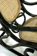 Sedia a Dondolo in Legno Vienna Noce