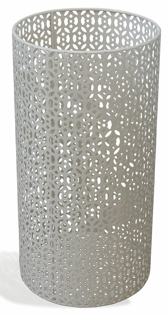 Portaombrelli in Ferro Battuto Ø26 cm Soriani Avorio