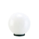 Lampada Testa Palo a Sfera Opale Diametro 20Cm Colore Nero per Esterno Linea Globo Sovil