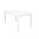Tavolo Cuba Allungabile 150/210x90x75 h cm in Alluminio Bianco