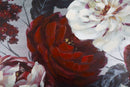 Dipinto su Tela Bianco/Red Flower Darkback 120x3,7x60 cm in Legno di Pino e Canvas Multicolor