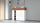 Scarpiera 3 Ante e 1 Ripiano a Ribalta 114x35x100 cm Savona 3A 1R Bianco Opaco/Rovere Wotan