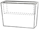 Vaso in Resina Tulli Schio Cassa Alta Essential Antracite Varie Misure