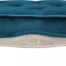 Sgabello Marly 50x36x47 h cm in Velluto Blu