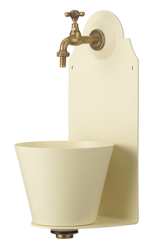 Fontaine murale de jardin avec robinet Belfer 42/PR ivoire online