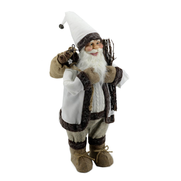 online Marionnette Père Noël 40x82x30cm Adami Blanc et Marron