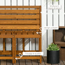 Set Tavolo e 3 Sedie da Giardino Pieghevoli in Legno Teak