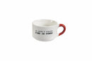 Set 6 Tazzine 90 ml in Porcellana Villa d'Este Home Tivoli Caffeomanzia Love Cynical Mood