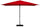 Ombrellone da Giardino 3x2 m Palo Ø38 mm in Alluminio Tessuto Poliestere Trend Rosso