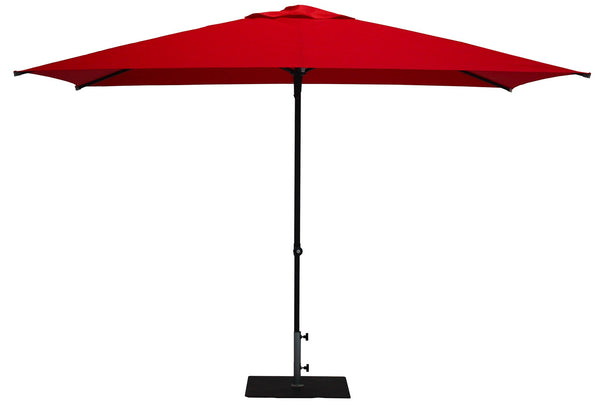 Ombrellone da Giardino 3x2 m Palo Ø38 mm in Alluminio Tessuto Poliestere Trend Rosso online