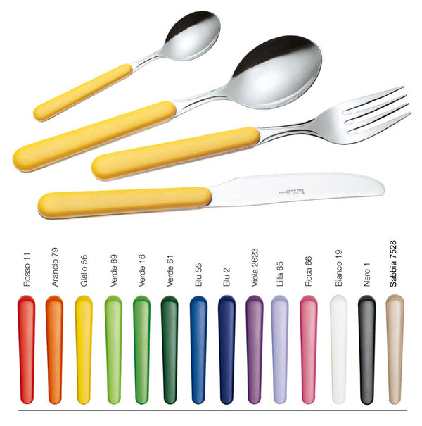 prezzo Service de Couverts 24 Pièces en Acier Eme Bonita Différentes Couleurs