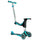 Globber Blue Evo Poussette tricycle 4 en 1 à 3 roues