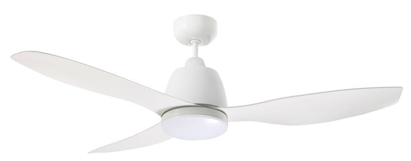Ventilatore da Soffitto con 3 Pale e LED Ø120 cm 3 Velocità Martec Elite Bianco