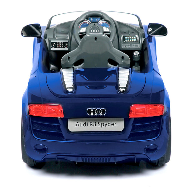 acquista Voiture jouet électrique pour enfants 12V sous licence Audi R8 Spyder Bleu