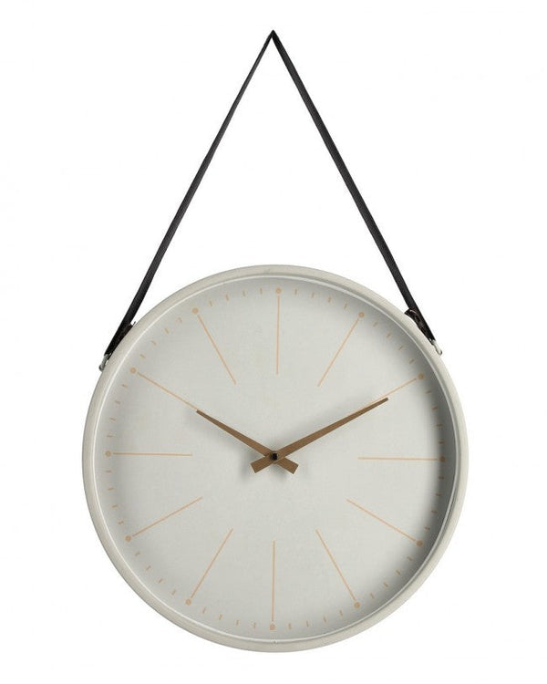 prezzo Orologio da Muro 40x6x66 cm Timeline in Legno Tortora
