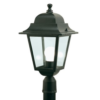 Diamètre de la lampe frontale de poteau 60 mm Couleur noire Ligne carrée extérieure Sovil prezzo
