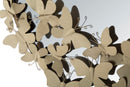 Specchio Farfalle Round New Ø91x3x94 cm in Ferro Oro