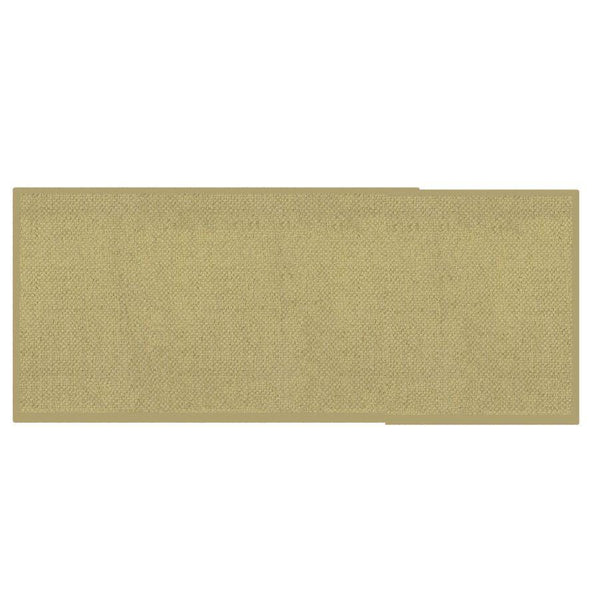 acquista Tappeto Bagno Design Trama Semplice 50x150 cm in Cotone Beige Scuro