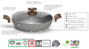 Batteria di Pentole 12 Pezzi in Alluminio Antiaderente Olympia Woody