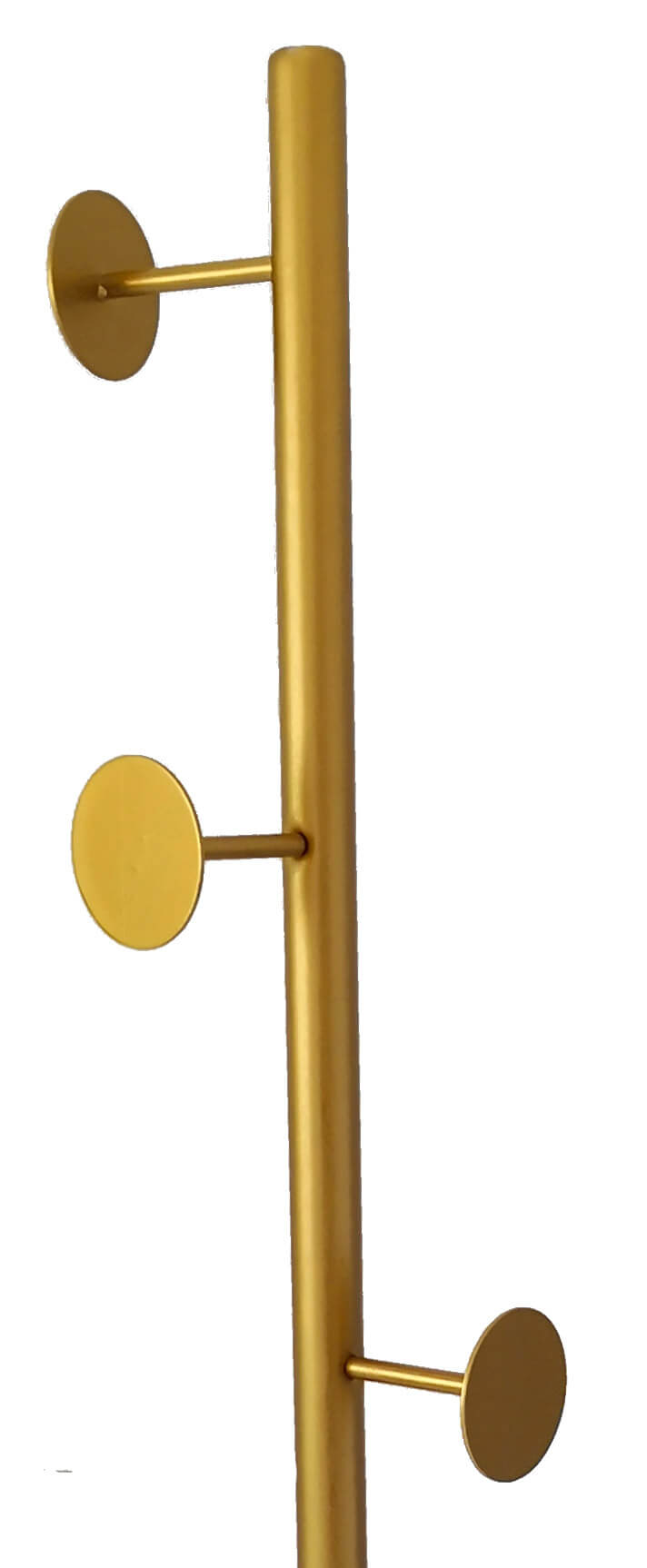 Appendiabiti da Tarra 30x30x172 cm in Acciaio Oro