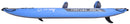 Kayak Gonfiabile Biposto 386x86 cm con Pagaie Zaino e Accessori ZRAY Tortuga Blu