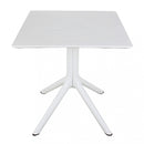 Tavolo Jarvis 70x70x75 h cm in Polipropilene Bianco