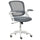 Chaise de bureau en tissu à mailles grises