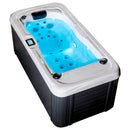 Vasca Idromassaggio Monoblocco Caesar per 1 Persone 200x100x75 cm in Acrilico US Color Legno      