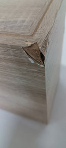 Mensola da Parete con 2 Cassetti 88,2x13,4x23,7 cm in Fibra di Legno Domino Maxi Rovere Sagerau Seconda Scelta