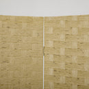 Paravento Separè 4 Ante H170 cm in Legno Marrone