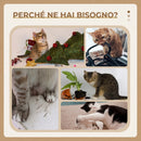 Tiragraffi per Gatti Alto 105 cm con Palo Graffiatoio in Sisal Cestino Pallina Sospesa in Peluche Beige      