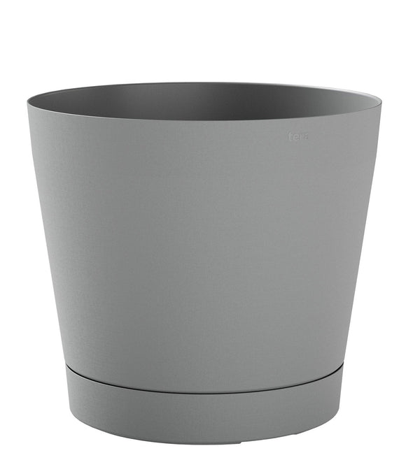 Vaso da Interno e Esterno Ø29x26cm in Polipropilene Orione 29 Fog Grey Grigio Chiaro prezzo