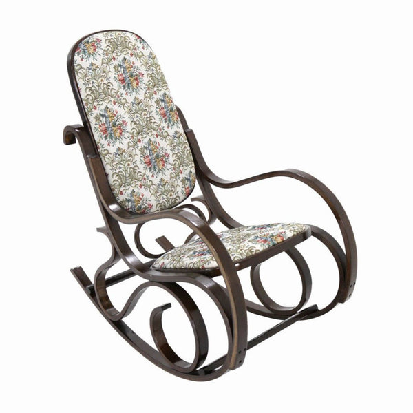 Balançoire de jardin en bois de Jelutong 90x55H45/97cm Fleurs de Noyer prezzo