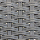 Sedia da Giardino Virginia 47x59x86 h cm in Wicker Taupe