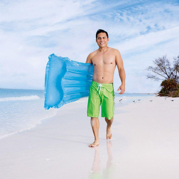 Matelas Gonflable Sea Beach 183x69 cm Bleu Clair Transparent 44013/A Bestway prezzo