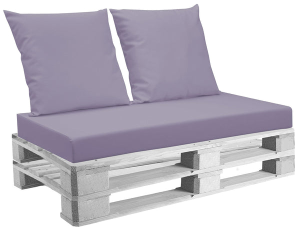 prezzo Coussins pour Palettes 120x80 cm Assise et Dossier en Simili Cuir Mariotti Belem Lilla