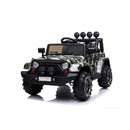 Macchina Elettrica per Bambini Fuoristrada Adventure 12V con Telecomando Mimetico