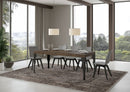  Tavolo Allungabile 140-400x90x77 cm Paxon Premium Noce Telaio Antracite