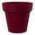 Vase Arkema POT XL Rubis en résine Ø160x148 cm