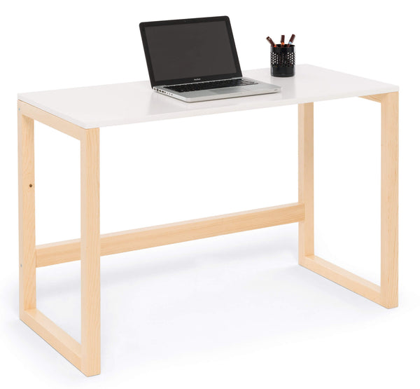 Plateau de bureau en bois en MDF laqué blanc Fumer Dadà 105 acquista