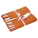 Tovaglia Rettangolare 140x240 cm in Cotone 180 GSM Stripe Bordeaux