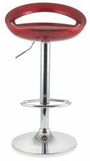 Sgabello con Alzata a Gas e Seduta Girevole in ABS Soriani Rosso