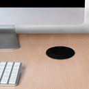 Multipresa Estraibile Vertikal in Alluminio e Plastica Emuca Nero